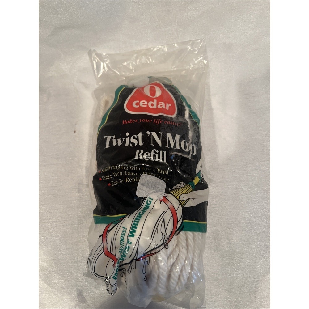O Cedar Twist 'N Mop‎ Cotton Twist Mop Refill - Opened- New